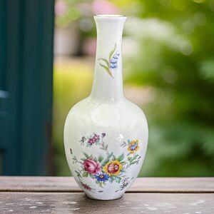 Vintage Tiny Minton China "Marlow" English Bud Vase 5 Inch